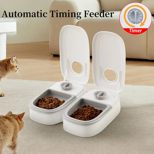 Distributeur automatique de nourriture pour animaux de compagnie, détachable, grande capacité, distributeur de nourriture sèche pour chiens, nourrisseur intelligent programmable pour chats et chiens